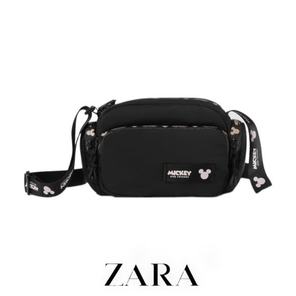 Zara Accessories Zarakids Black Mickey Mouse Disney Belt Bag Poshmark